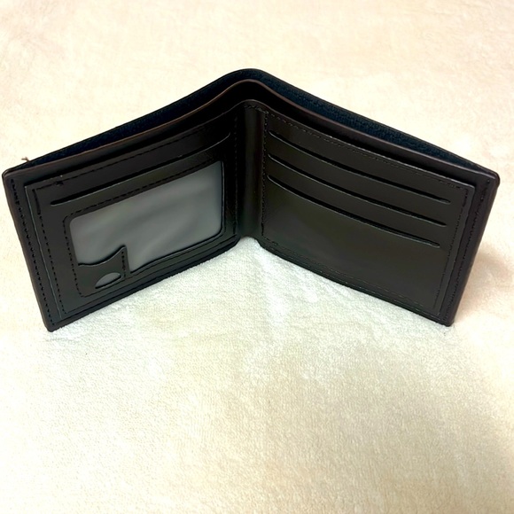 NWOT Jiangbao Men’s Brown Leather Wallet With Embossed Eagle - Picture 6 of 7